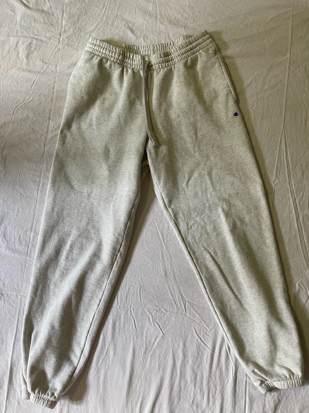Champion Heather Gray Jogger Sweatpants with Drawstring